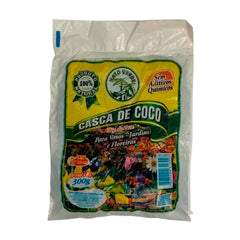 CASCA DE COCO 300G-CHIP DO COCO MATO VERDE