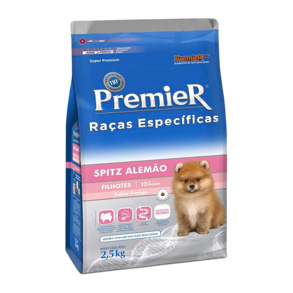 PREMIER RACAS ESPECIFICAS SPITZ ALEMAO FILHOTES 2,5KG