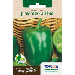 SEMENTE PIMENTAO ALL BIG 400MG TOPSEED