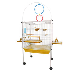 VIVEIRO CALOPSITA TRIPLEX AMARELO JEL PLAST