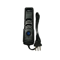 FILTRO LINHA 3 TOMADAS BIVOLT C/ FUSIVEL NATICON