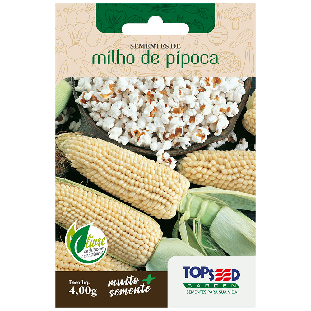 SEMENTE MILHO PIPOCA SACHE TOPSEED