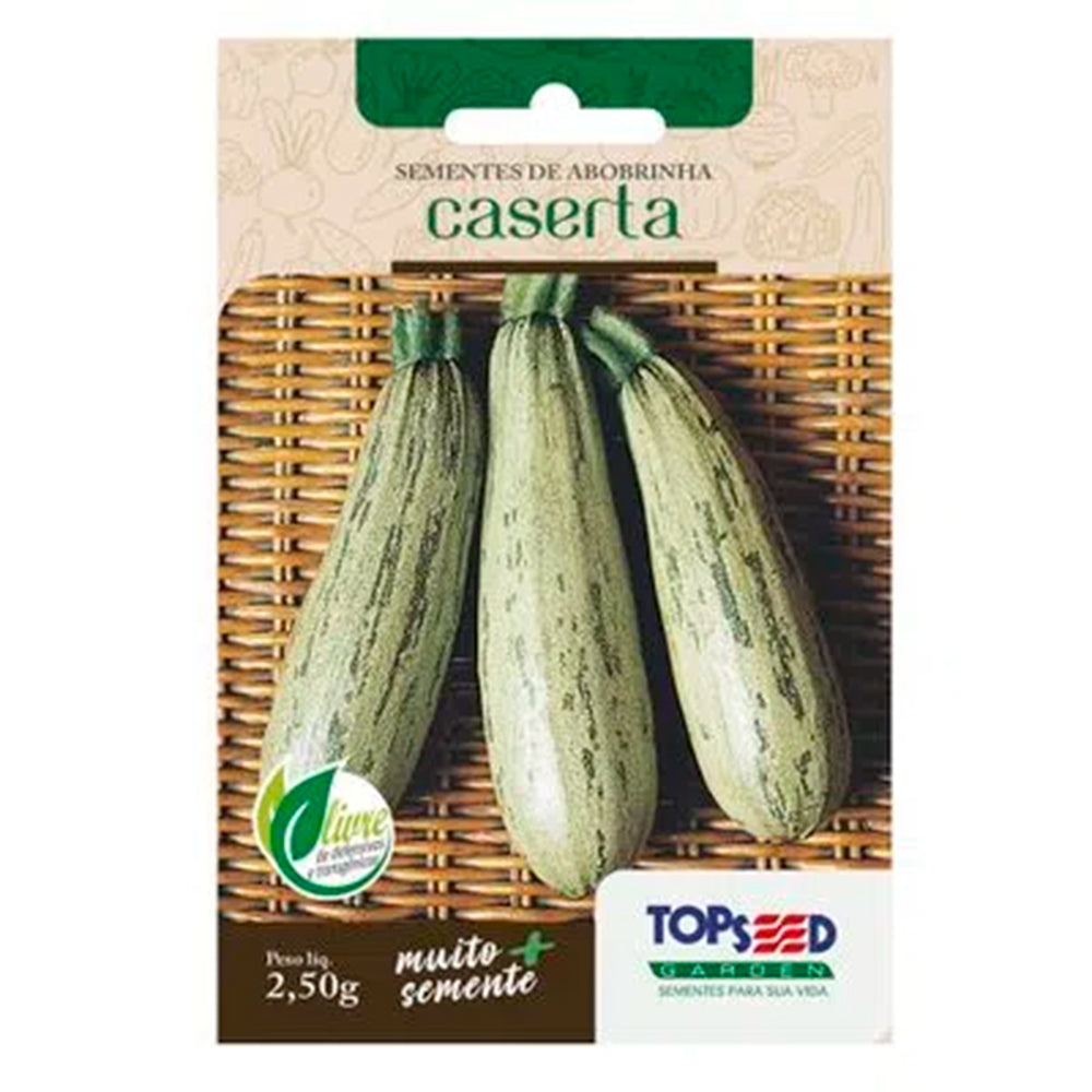 SEMENTE ABOBRINHA CASERTA SACHE 2,5G TOPSEED