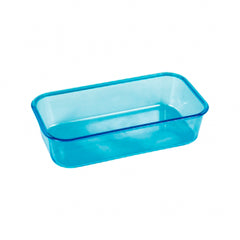 BANHEIRA RETANGULAR AZUL CRISTAL 450ML REF 416