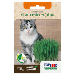 SEMENTE GRAMA DOS GATOS 1,00G TOPSEED