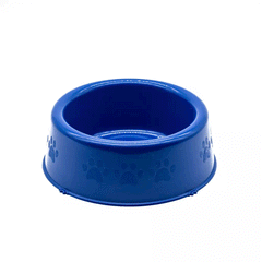 COMEDOURO PLASTICO N1 300ML AZUL PETINJET