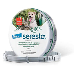 SERESTO COLEIRA ANTIPULGAS E CARRAPATOS PEQUENA P/ CAO E GATO