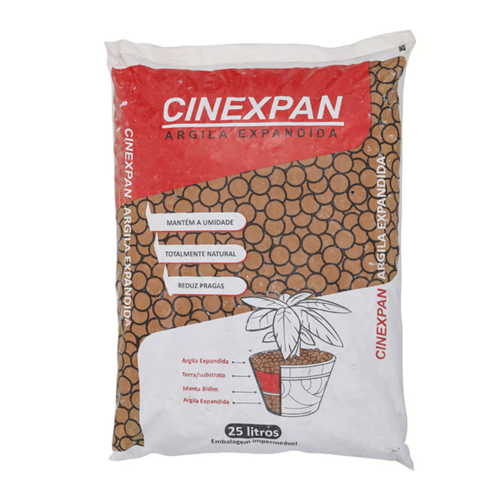 ARGILA EXPANDIDA SACO 25 LTS APROX. 11,5 KG