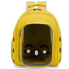 MOCHILA ESPACIAL CARINHA AMARELA