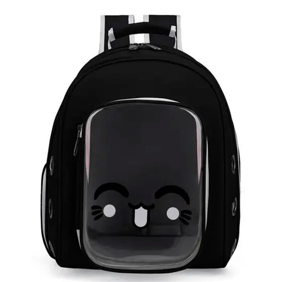 MOCHILA ESPACIAL CARINHA PRETA