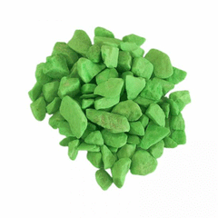 PEDRA ORNAMENTAL P/ AQUARIOS E ARRANJOS VERDE ABACATE PCT 700GR