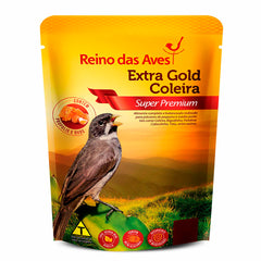 SEMENTE EXTRA GOLD COLEIRO 500G REINO DAS AVES