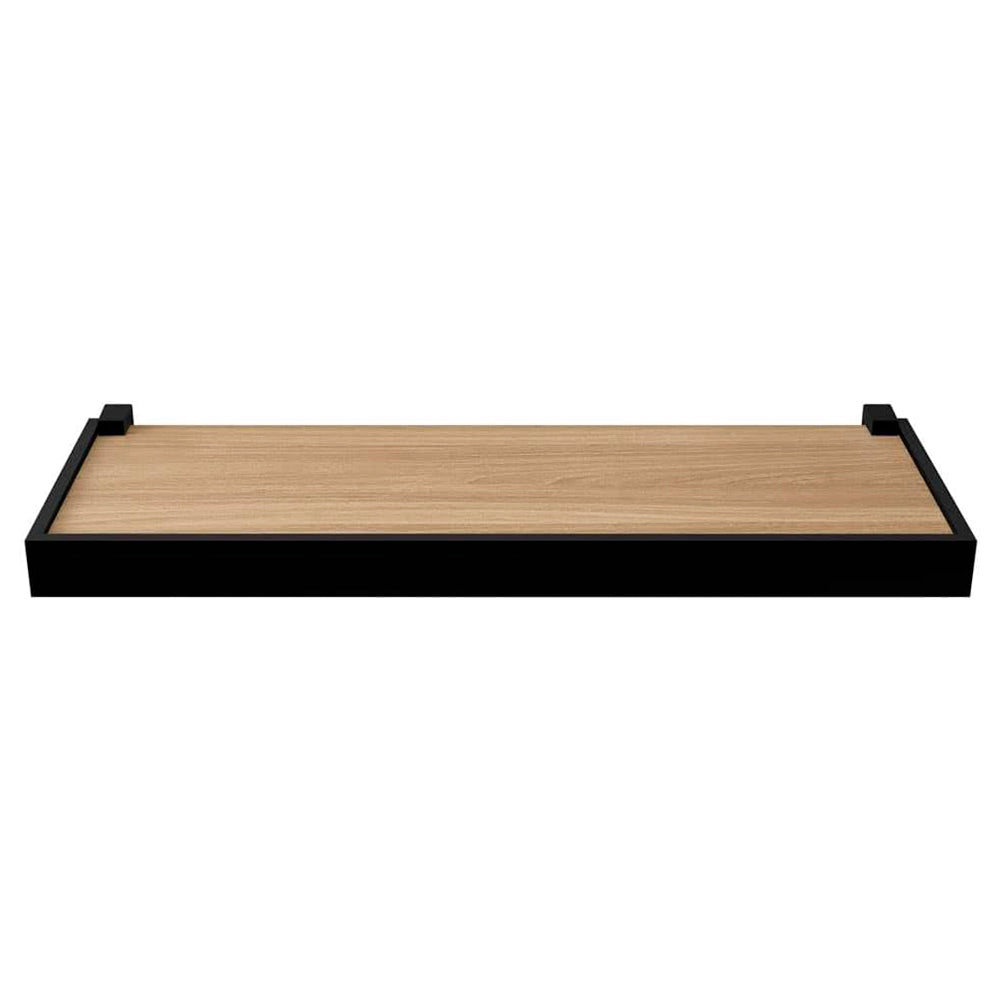 PRATELEIRA MADEIRA 20X60CM NOGUEIRA/PRETO