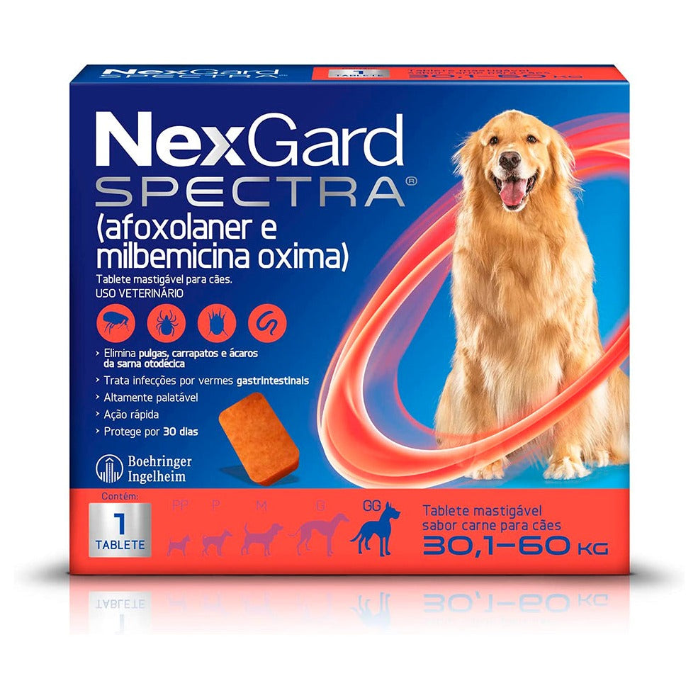 NEXGARD SPECTRA TABELTE MASTIG 30,1-60 KG