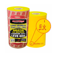 LONA AMARELA 4X50MT 18KG 120 MICRAS MAXLONA