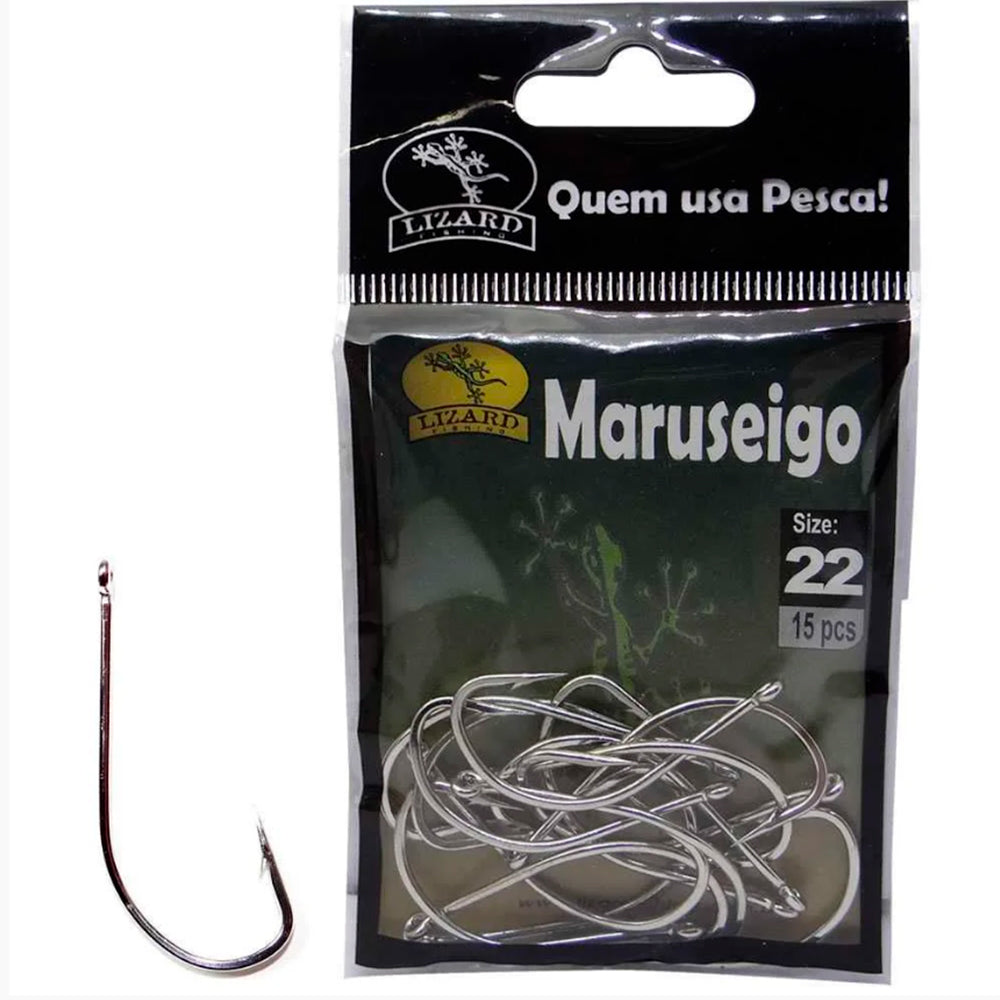 ANZOL MARUSEIGO Nº 22 pct. c/15 un LIZARD FISHING