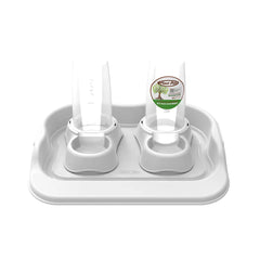 ECO BEBEDOURO E COMEDOURO FLEX GOURMET 3000ML CINZA