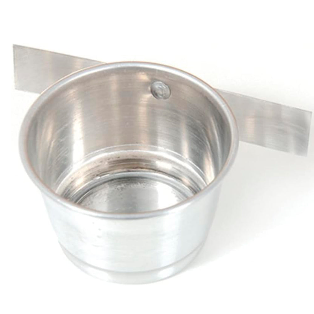 CANECA ALUMINIO P/ PASSAROS C/ TRAVESSA P