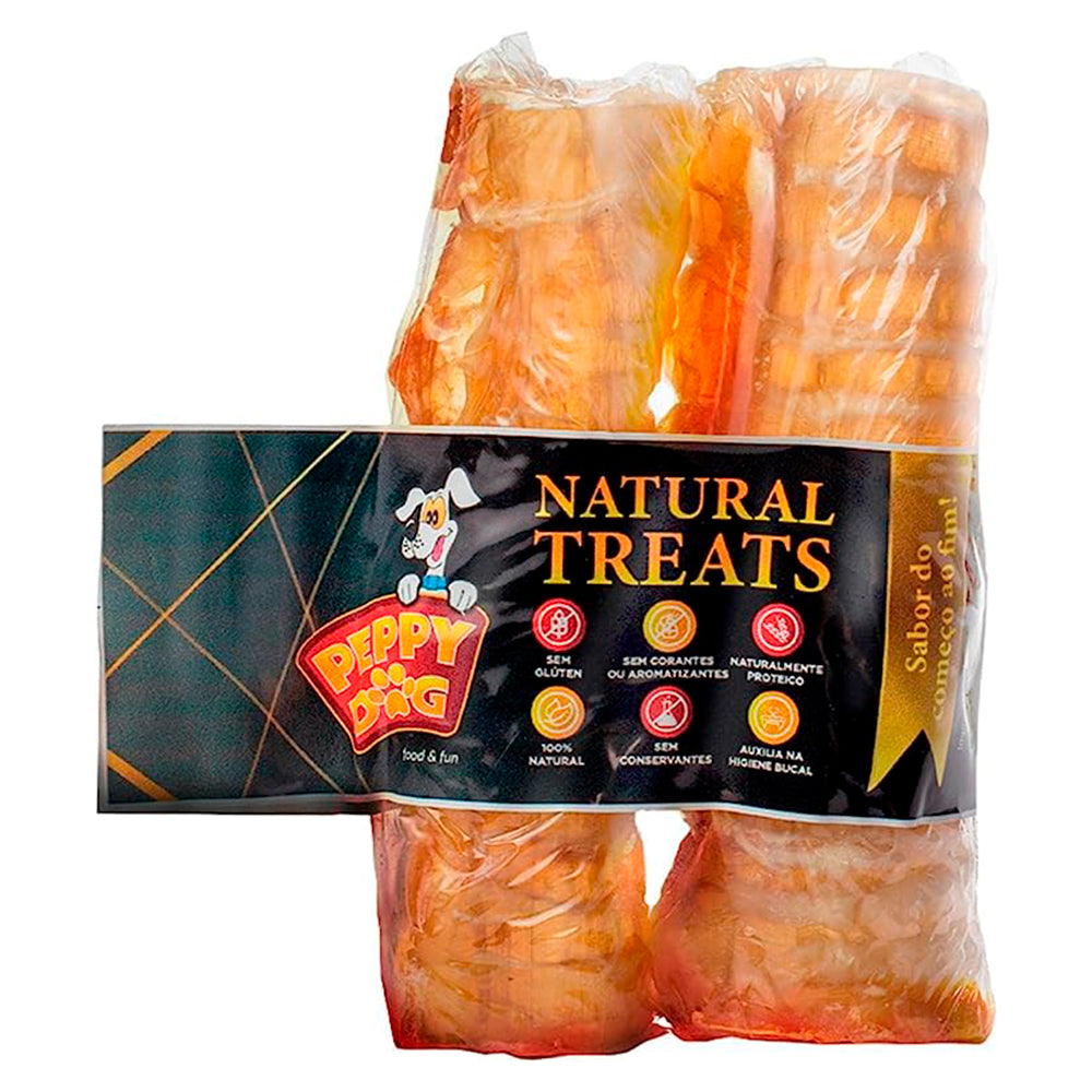 PETISCO TRAQUEIA BOVINA NATURAL C/ 2 UNDS