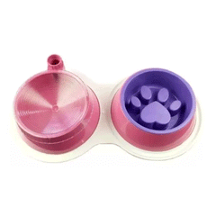 COMEDOURO E BEBEDOURO TA NA MESA ROSA