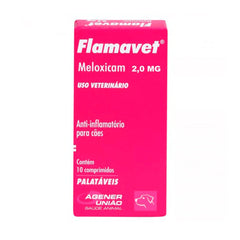 FLAMAVET CAES 2.0 MG CARTELA C/ 10 COMPRIMIDOS