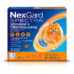 NEXGARD SPECTRA TABELTE MASTIG 2-3,5 KG