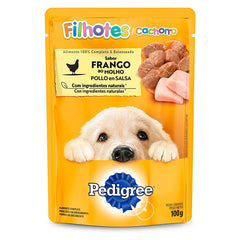 PEDIGREE SACHE FILHOTE/CACHORRO FRANGO AO MOLHO 100GR