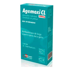 AMOXICILINA + CLAVULANATO 250MG 10 COMP REV AGENER