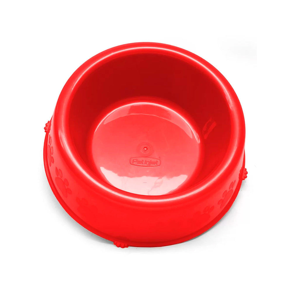 COMEDOURO PLASTICO VERMELHO N1 300ML PETINJET