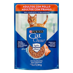 CAT CHOW ADULTOS FRANGO AO MOLHO 85 GR
