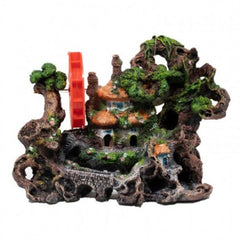 ENFEITE AQUARIO CASTELO NA ARVORE/MOINHO REF U47W