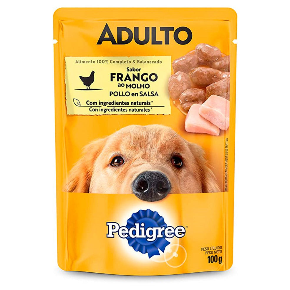 PEDIGREE SACHE ADULTO MED/GDE FRANGO MOLHO 100GR