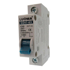 DISJUNTOR UNIPOLAR 32A DIN LUKMA 34006