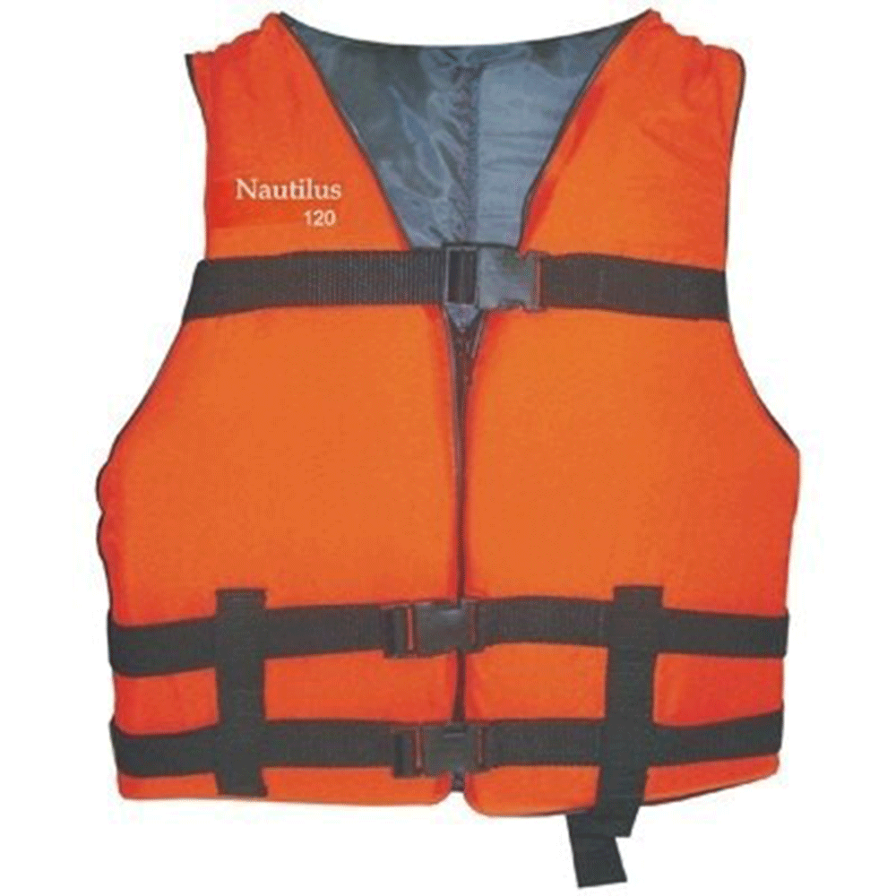 COLETE SALVA VIDAS COM ZIPER 120KG NAUTILUS