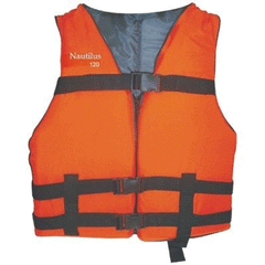 COLETE SALVA VIDAS COM ZIPER 120KG NAUTILUS