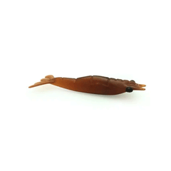 FISHING ISCAS CAMAROES ULTRA SOFT OFFSET 9CM CAMEL 3 UNDS