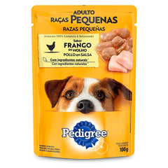 PEDIGREE SACHE ADULTO RACAS PEQUENAS FRANGO AO MOLHO 100GR
