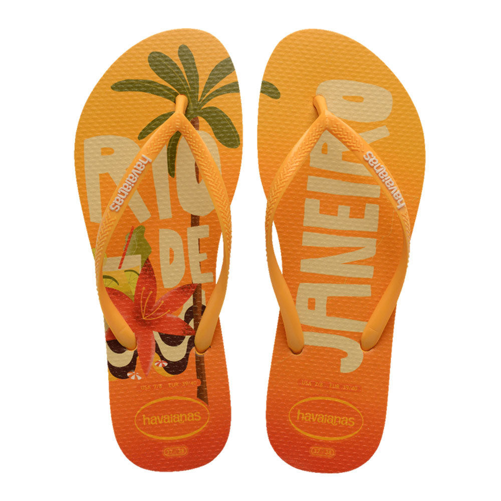 HAVAIANA TOP POSTCARD AMARELO POP 35/36