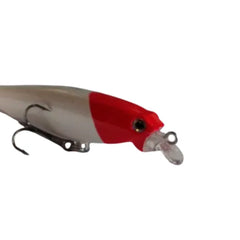 ISCA ARTIFICIAL FLEX MINNOW 7,5CM/7,2GR - COR 134 RED HEAD/PEARL