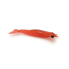 FISHING ISCAS CAMAROES ULTRA SOFT OFFSET 9CM RED 3 UNDS