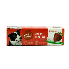 CREME DENTAL P/ CAES 60G SABOR MORANGO