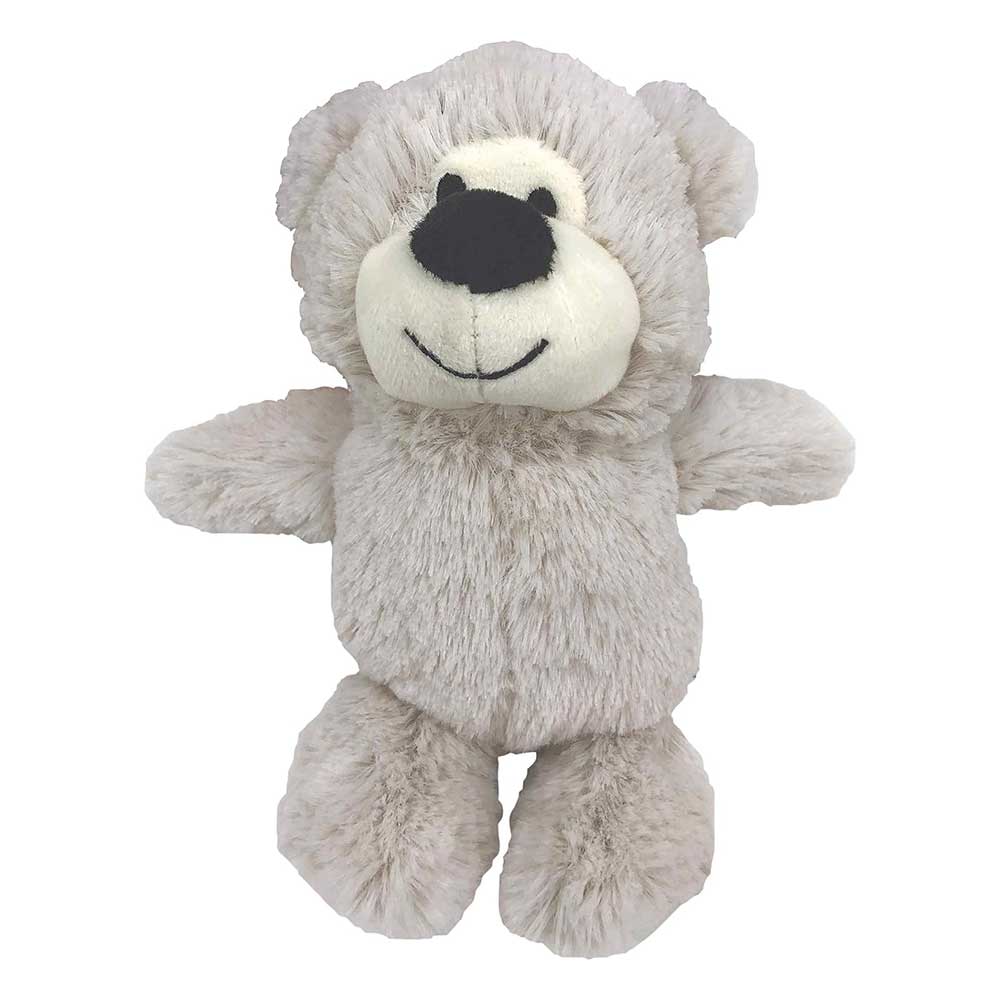 MORDEDOR PELUCIA HAPPY BEAR PEQUENO CINZA MANGO PET