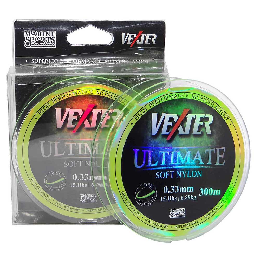 LINHA PESCA VEXTER 33MM 300M AMARELA ULTIMATE