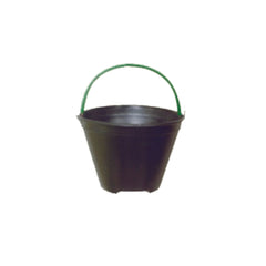 BALDE CONCRETO PLASTICO 12L PRETO C/ PEGADOR SANTA PAULA