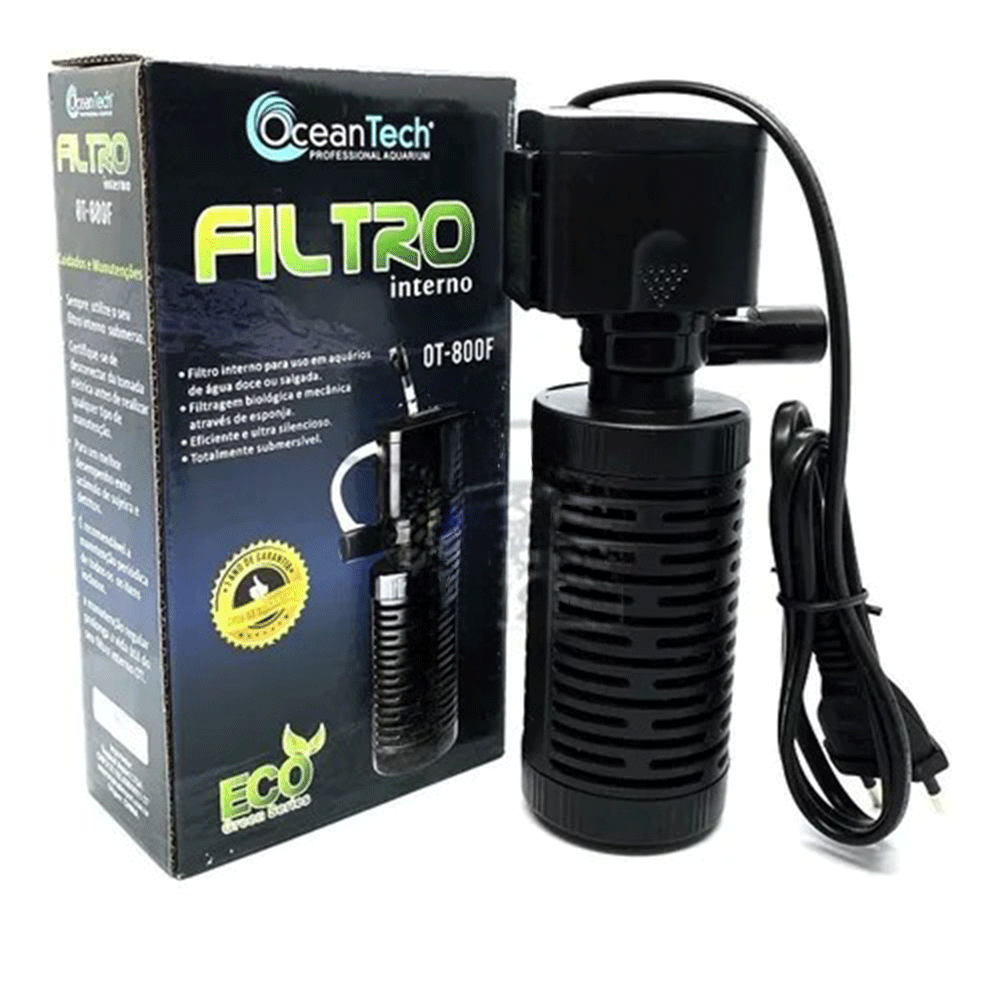 FILTRO INTERNO  OT-800F (300L/H) 127V OCEAN TECH