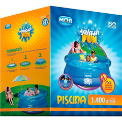 PISCINA INFLAVEL 1400LT MOR