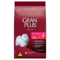 GRANPLUS MENU CAO ADULTO MINI CARNE ARROZ 15 KG