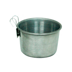 CANECA P/ PASSAROS ALUMINIO GANCHO G
