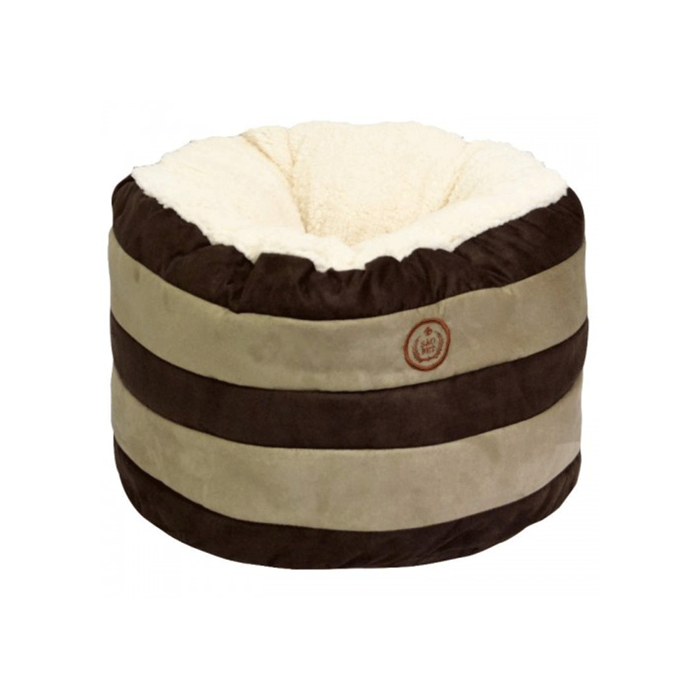 CAMA ROMA EM TECIDO SUEDE, PELUCIA E ZIPER 45X45X35CM