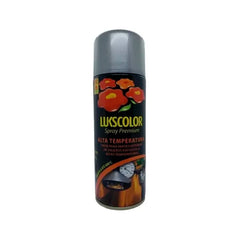 TINTA SPRAY MULTIUSO ALTA TEMPERATURA ALUMINIO METALICO 400ML LUKSCOLOR